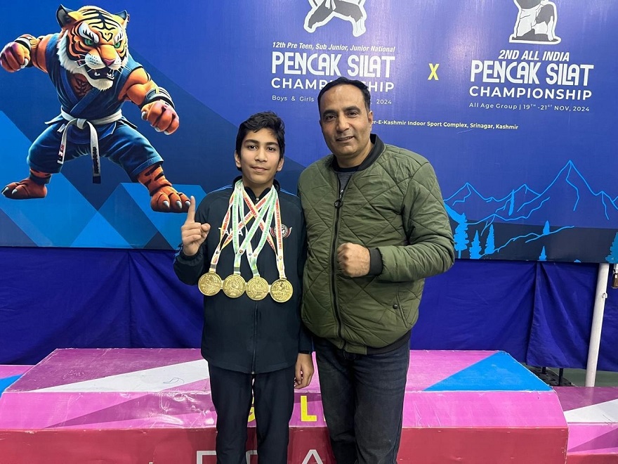 Ahmed Taha Masoody Wins 4 Golds In National Pencak Silat C’ships