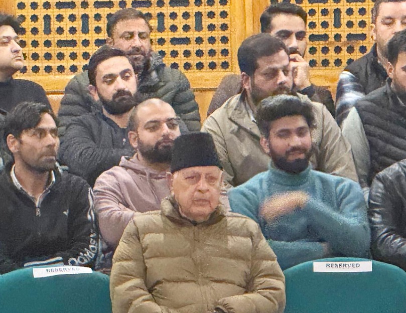 Farooq Abdullah Witnesses J&K Assembly Proceedings