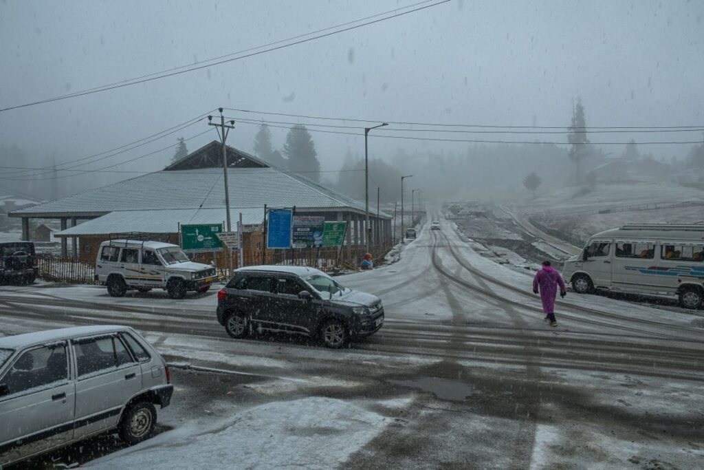 Fresh Snowfall In Higher Reaches Of Kashmir