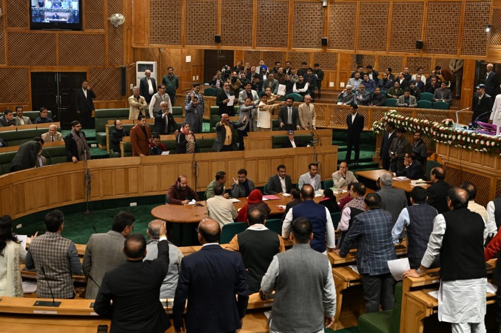 J&K Assembly Proceedings Adjourned For The Day Amid Uproar Over Resolution On Special Status