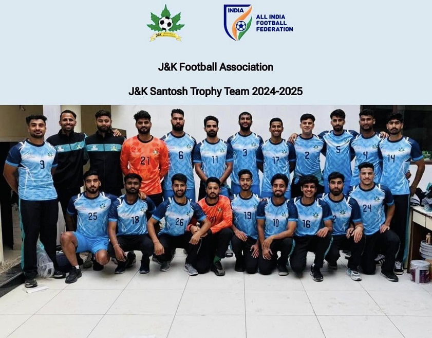 J&K Football Team Leaves For Santosh Trophy 2024-25