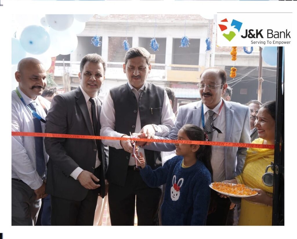 J&K Bank Opens New Branch At Gurdaspur In Punjab