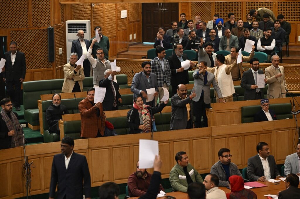 J&K Assembly Passes Resolution Seeking Restoration Of Special Status Of Erstwhile State