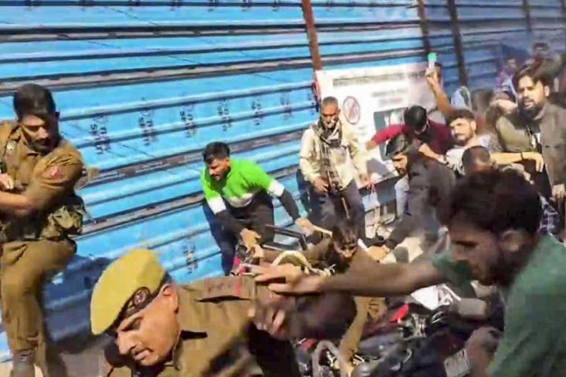 Protesters Clash With Police During Anti-Ropeway Agitation In J&K's Katra