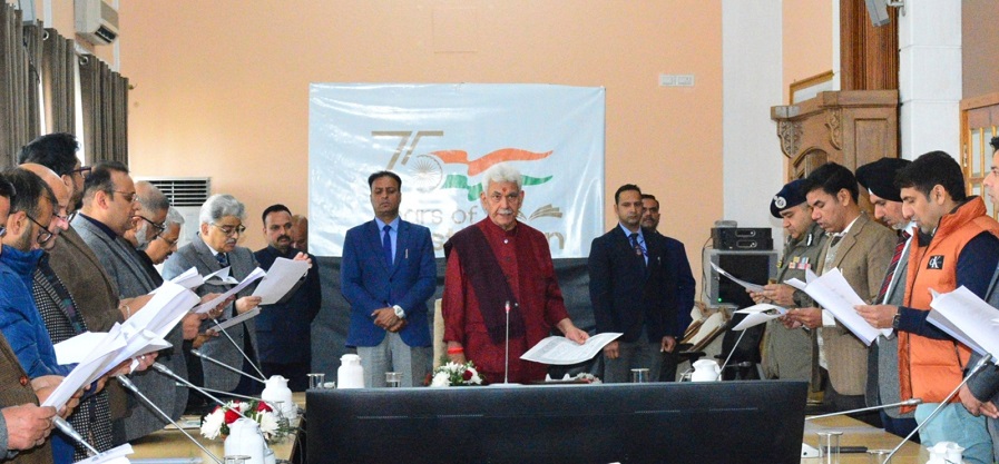 LG Leads Constitution Day Celebrations In J&K