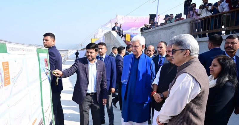 LG Sinha Reviews Tawi Riverfront, Announces Phase -1 Completion By Jan 2025