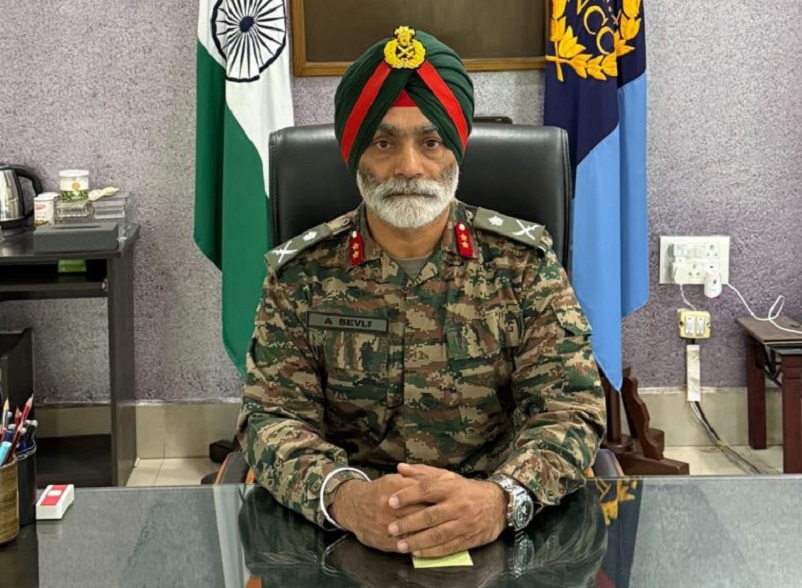 Maj Gen Bevli Takes Charge As ADG Of NCC Directorate For J&K, Ladakh