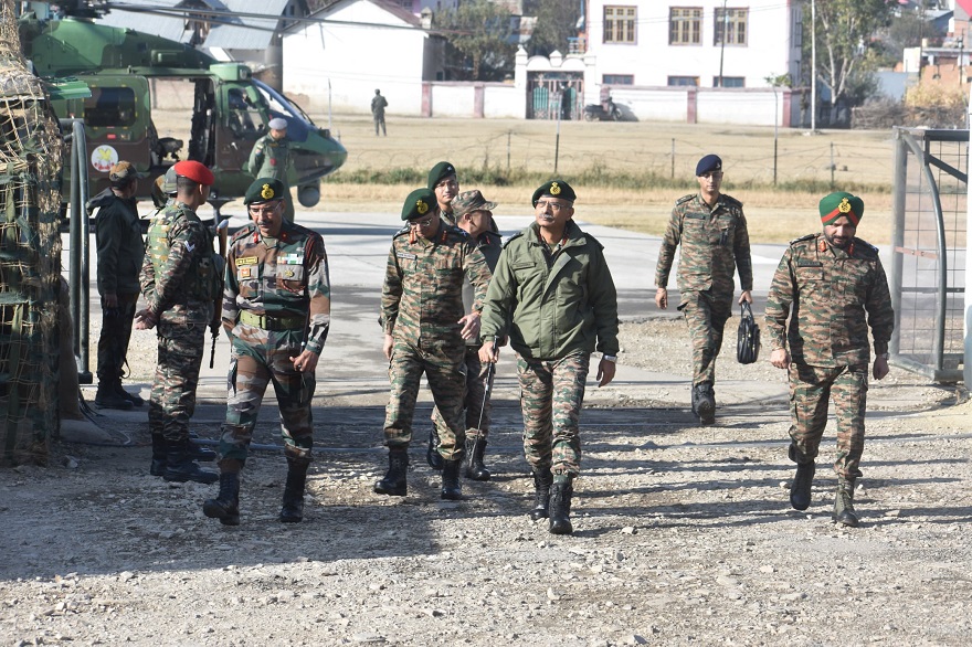 Northern Army Commander Reviews Security Situation In J&K's Kishtwar 