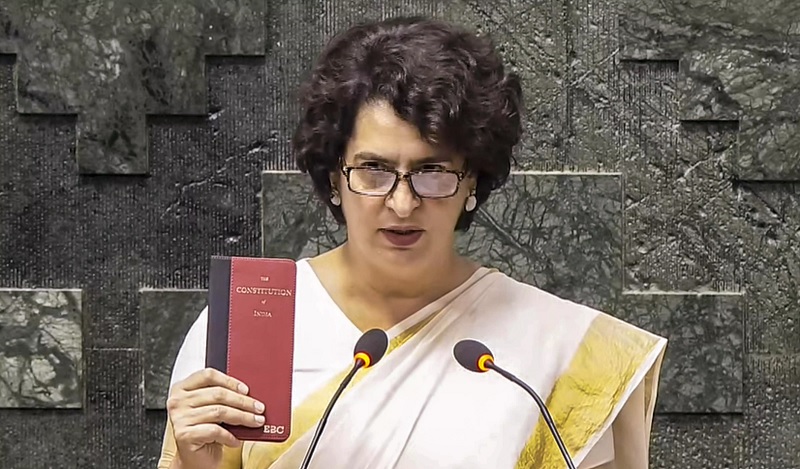 Priyanka Gandhi Takes Oath As LS MP After Big Win From Wayanad