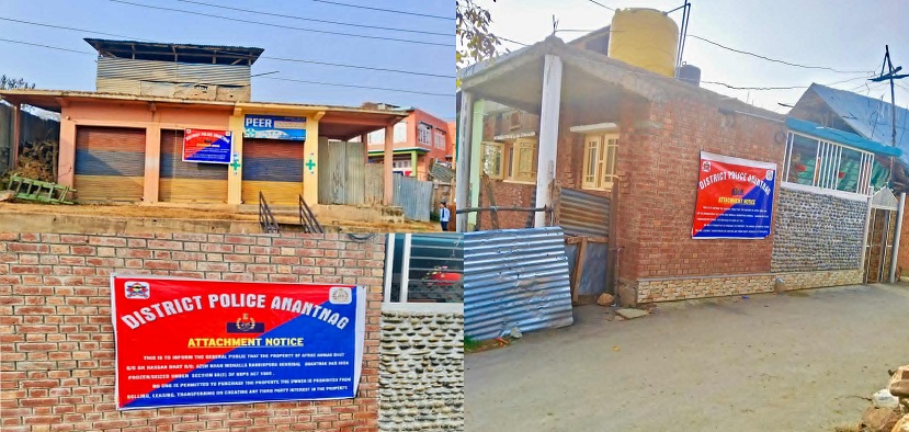 Properties Worth Rs 1.50 Crore Attached Under NDPS Act In South Kashmir's Anantnag