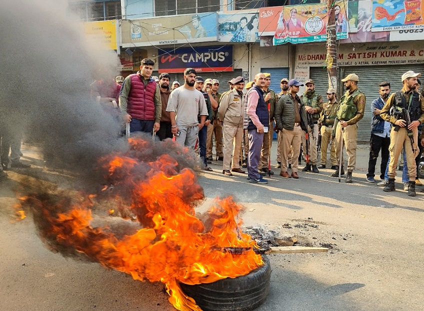 Protests In Jammu Region Over VDG Killings, Kishtwar Observes Shutdown