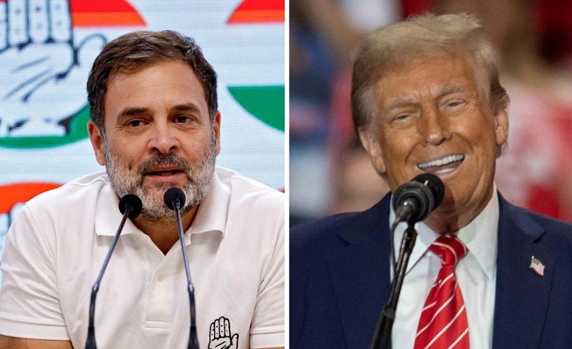 Rahul Writes To Trump, Congratulates Him On His Victory In US Presidential Election