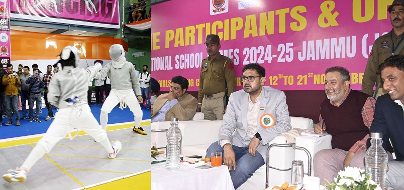 68th National School Games: Sports Minister Declares Open Fencing Championship In Jammu