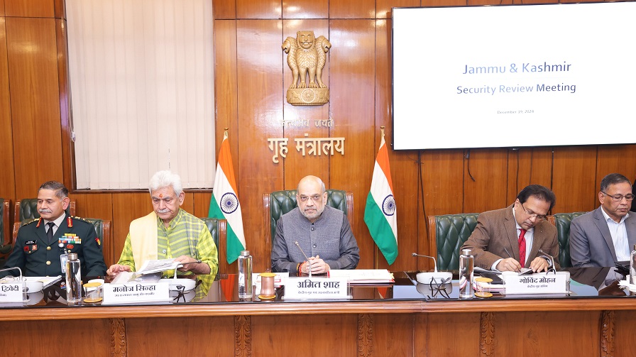 Union Home Minister Amit Shah Reviews J&K Security Situation