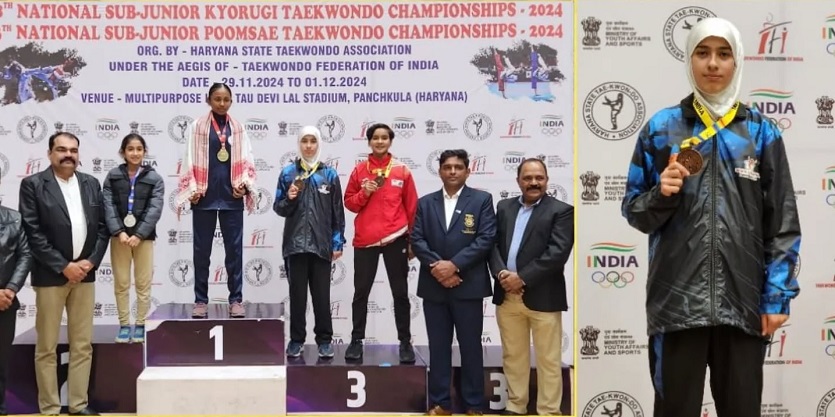 Ayesha Binti Aamir Wins Bronze At Taekwondo Nationals