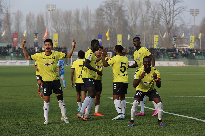 Unbeaten in I-League, Real Kashmir defeats Delhi FC 2-1