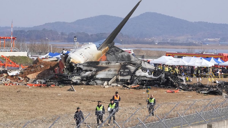 151 Killed As Plane Bursts Into Flames After Skidding Off Runway At Airport In South Korea 