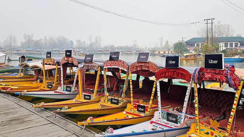 Uber Rolls Out India's First Shikara Ride On Srinagar's Dal lake