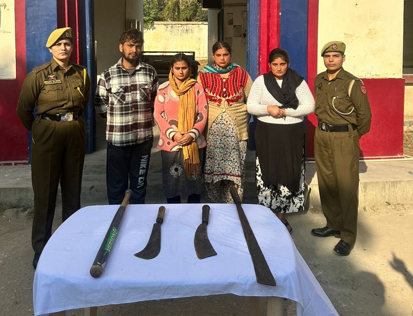 Three Women Among Four Drug Peddlers Arrested In Jammu