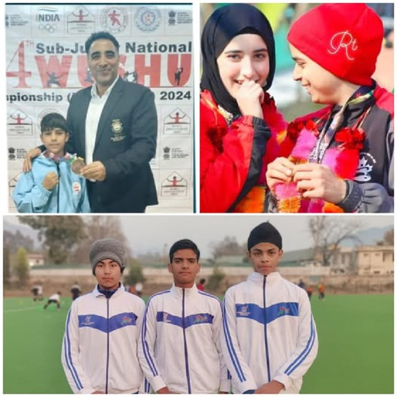 Wushu Athletes From Kashmir Shine At National Level