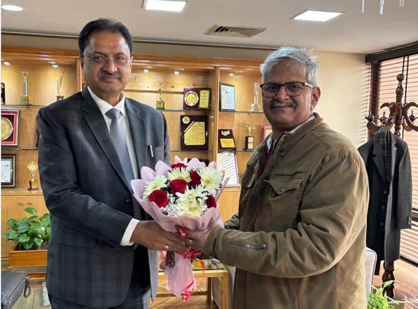 CGM NABARD Calls On J&K Bank MD & CEO