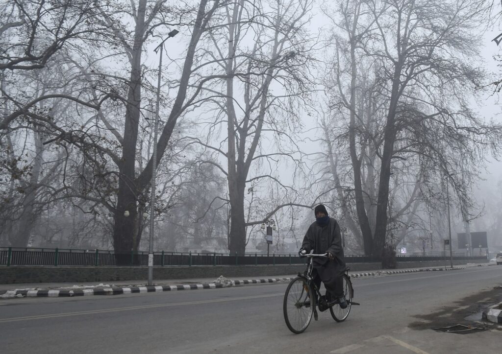 Night Temperature Dips In Kashmir Valley