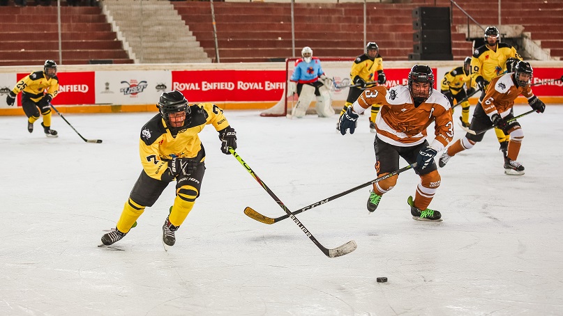 Namhail Nangmo Records Fastest Goal In Royal Enfield Ice Hockey League History