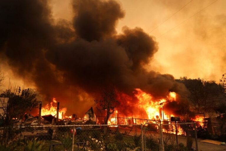 Los Angeles Wildfires Spread To Hollywood; 100,000 Ordered To Evacuate