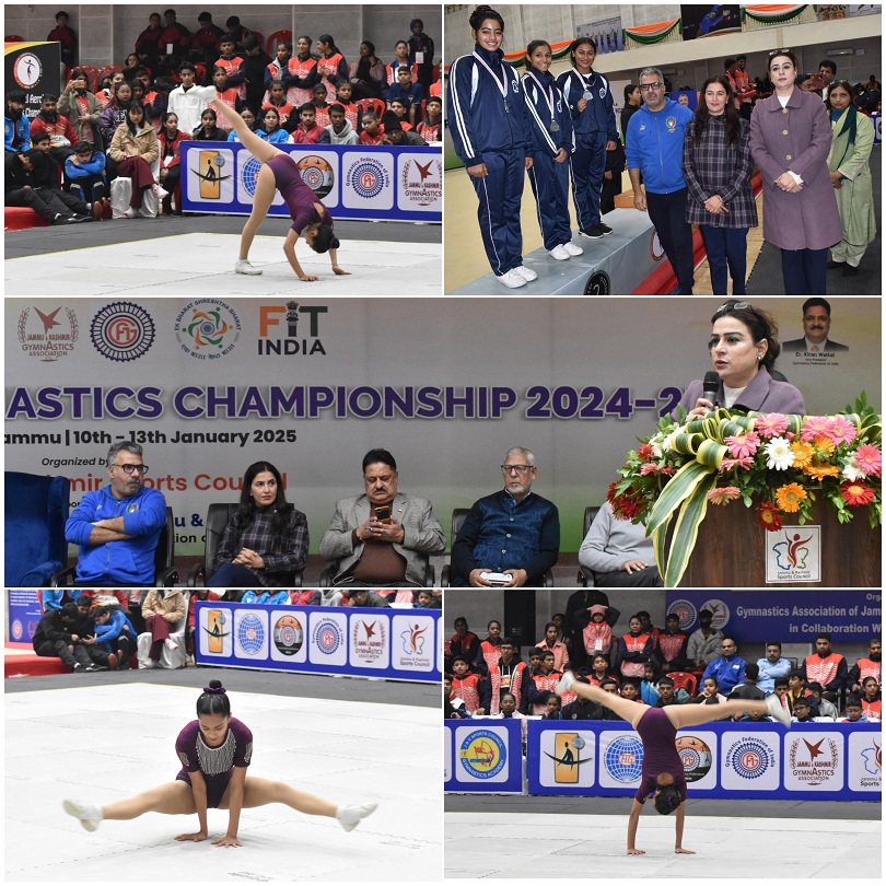 J&K 2nd Runner-Up At National Aerobic Gymnastics Championship