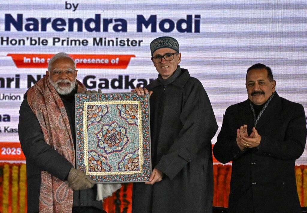 PM Modi, CM Omar Exchange Warm Gestures