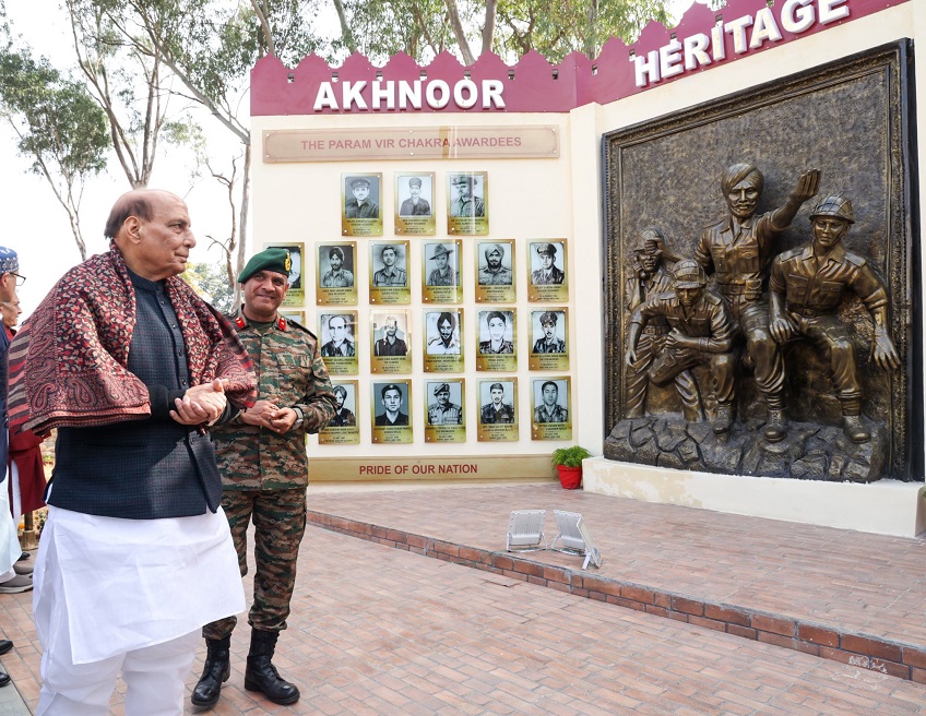 Rajnath Singh Inaugurates Heritage Museum, Hoists 108-Foot Tricolour In Jammu