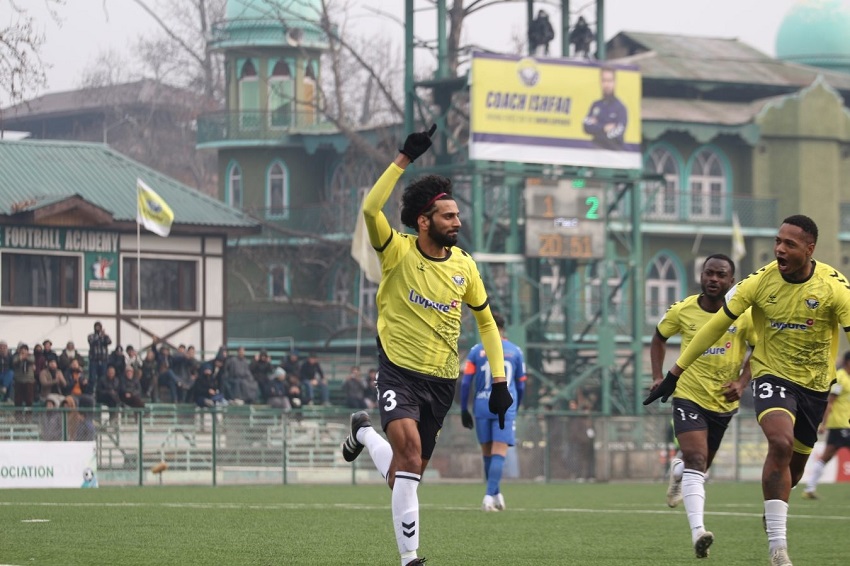 10-Men Real Kashmir Hold Fort Against Sreenidi Deccan