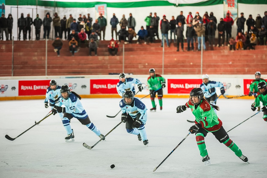 Royal Enfield Ice Hockey League: Lamos Enter Women’s Final