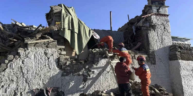 6.8-Magnitude Quake In Tibet Kills 53 People With Tremors Felt In Nepal