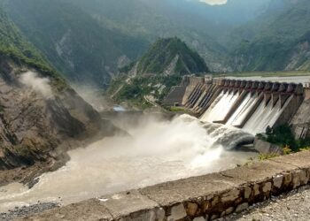 Salal Dam Gates Opened To Manage Heavy Water Inflow Into J-K's Chenab River