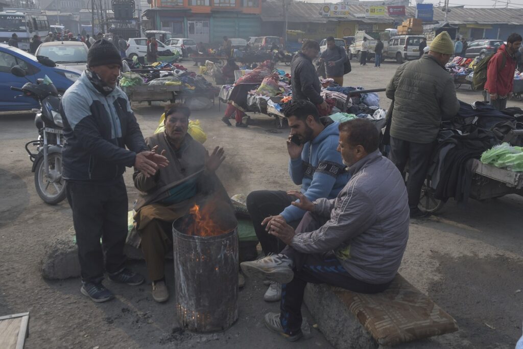 Srinagar Records Season’s Coldest Night at -3.2°C