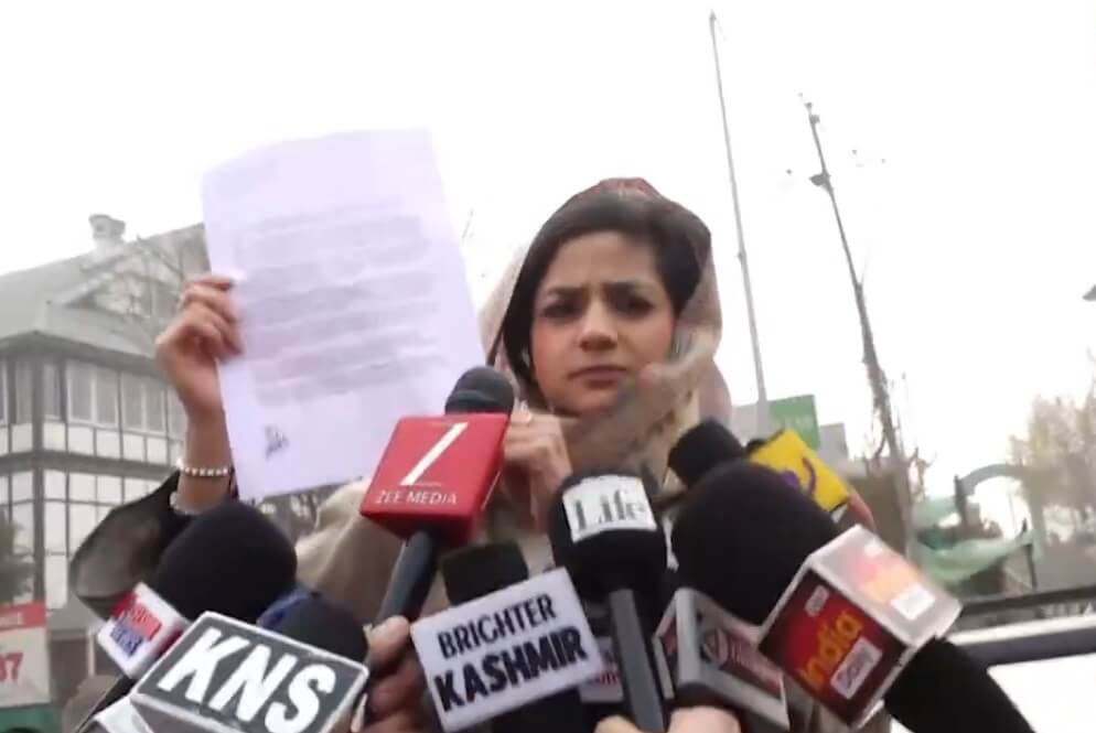 Hijab Controversy: Iltija Mufti Files Police Complaint Against Nitish Kumar