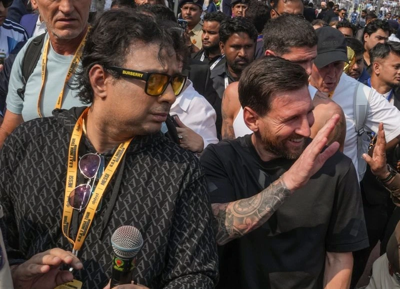 Messi was 'Unhappy' with Being Touched at Kolkata Event