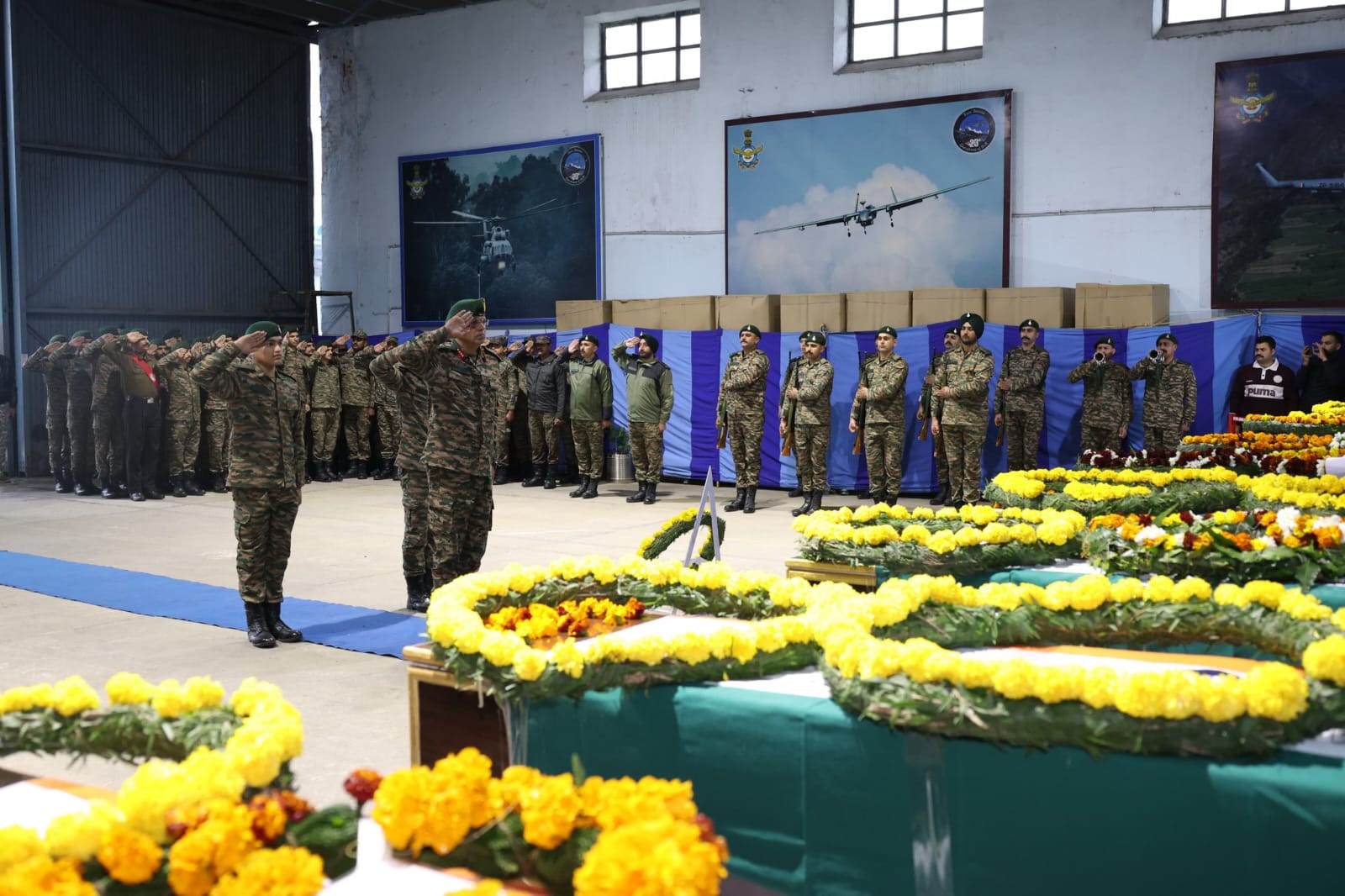 Army Pays Tributes to 10 Soldiers Killed in Road Accident in Jammu