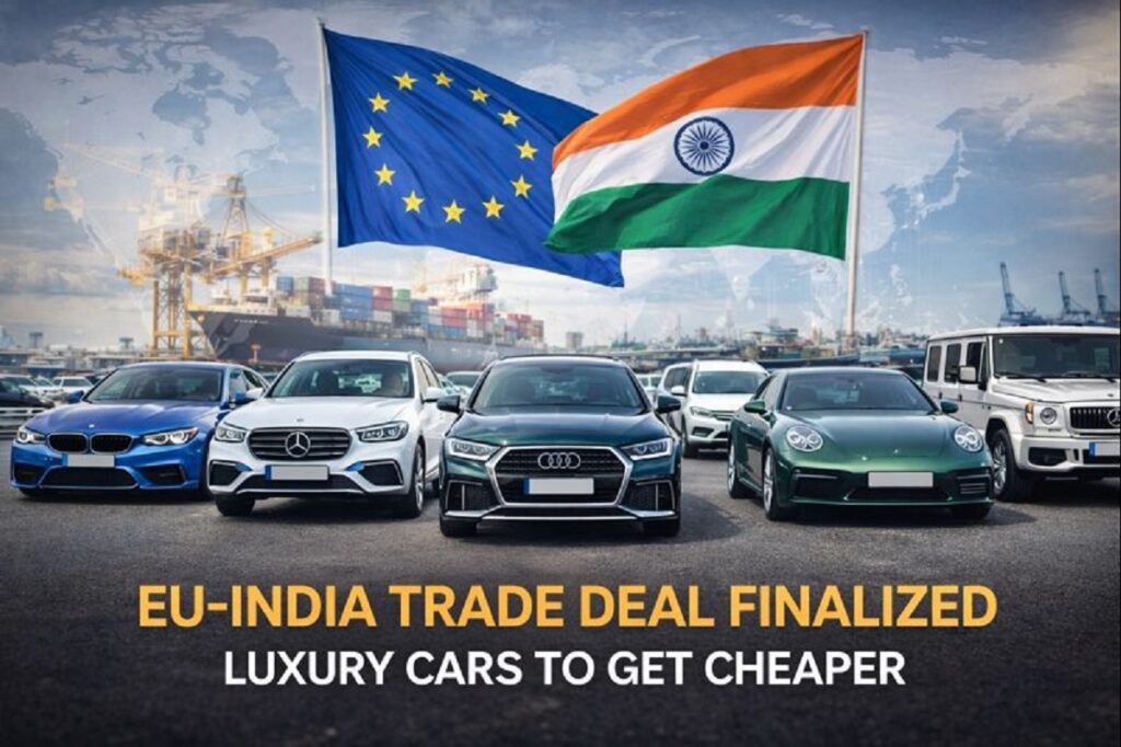 European Cars Set to Become Cheaper After India-EU Deal