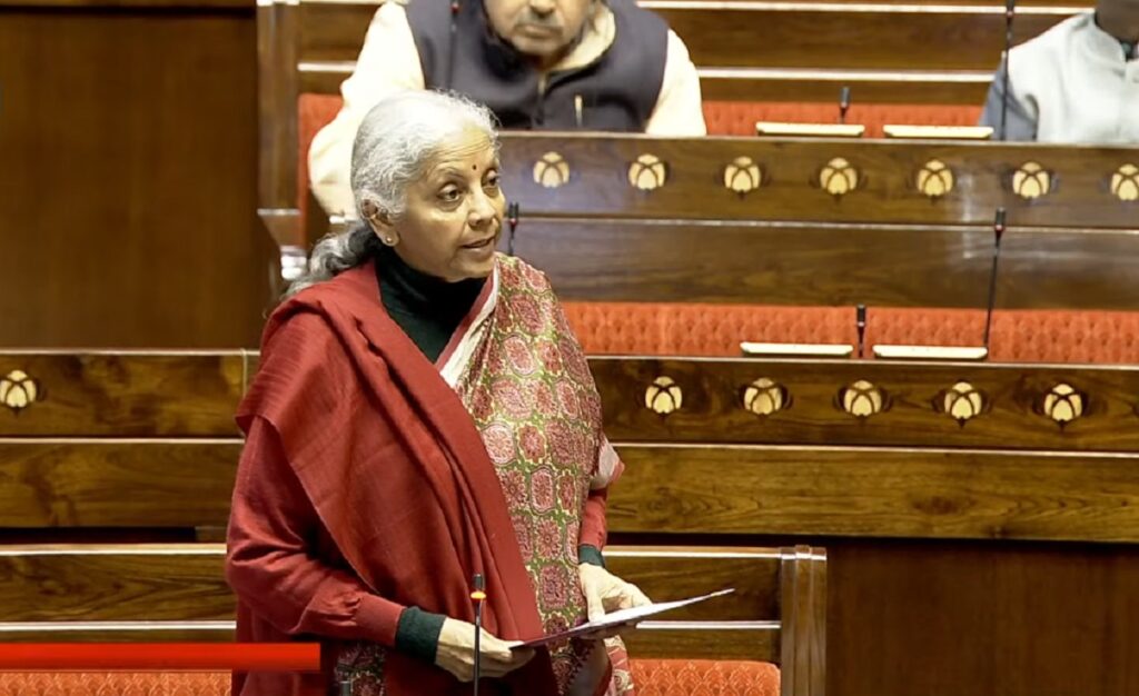 FM Projects India’s Growth at 6.8–7.2%, Flags Global Uncertainty