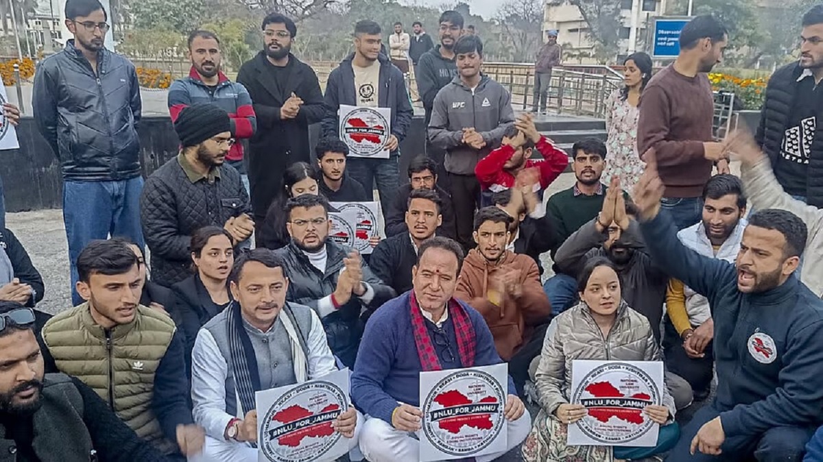 BJP MLAs Join Jammu Students’ Protest for National Law University