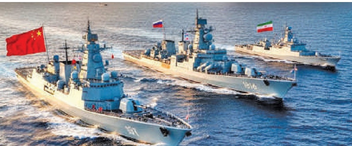 US Buildup Sparks Iran-Russia-China War Drills