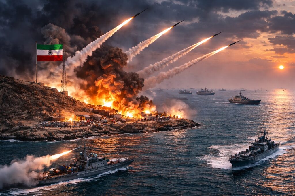 Iran Hits Back After US Bombs Key Iranian Island